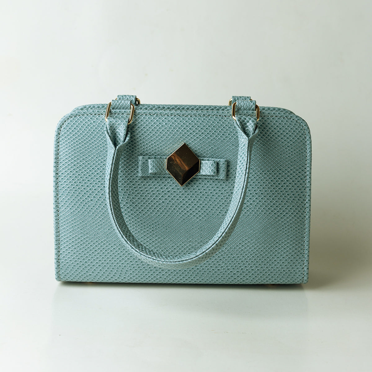 Chic Textured  Bag Powder Blue