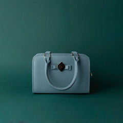 Chic Textured  Bag Powder Blue