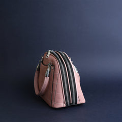 Pink Plaid Dome Bag